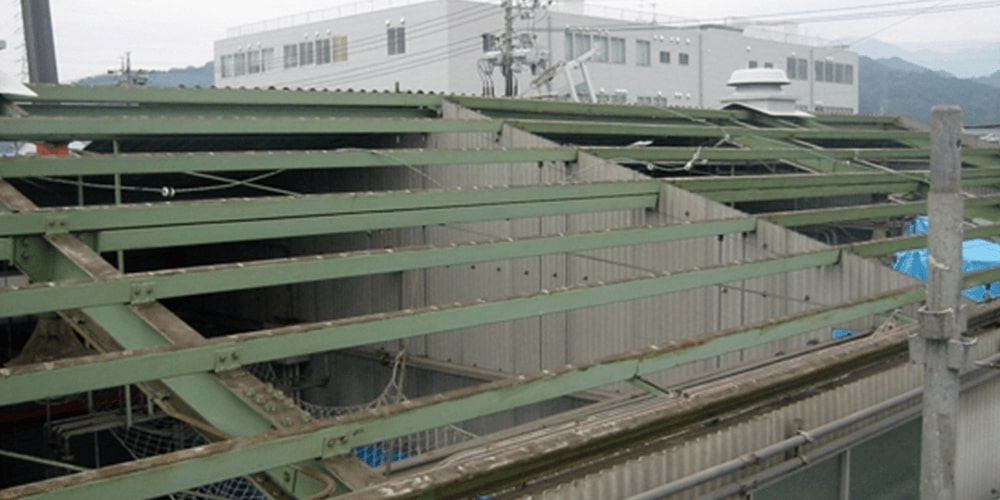 屋根の吹替え工事